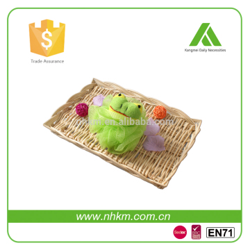 cute kids bath sponges frog mesh bath sponges