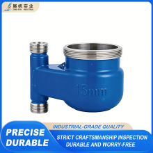 Compact Blue Stainless Steel Water Meter Enclosure