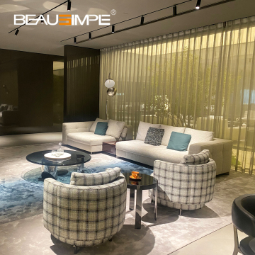 Custom Italian Blazer Sofa Modern Fabric Modular Set