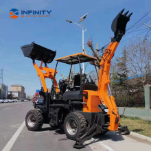 Mini Backhoe Attachments and Small Backhoes for Sale - Good Quality Wheel Backhoe Loader