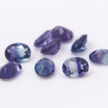 Colored Fluorite Loose Stone Crystal Oval Various Shapes