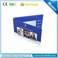 2.4/2.8/4.3/5/7" LCD Video Greeting Card/LCD Video Brochure/LCD Video Book for advertisement, gift, education