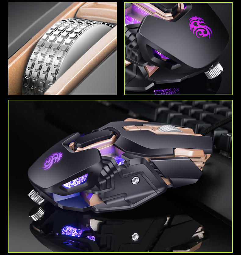 LED-Gaming-Maus 11Color RGB