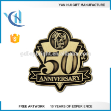 Die struck soft enamel nickel plating souvenir metal lapel pin