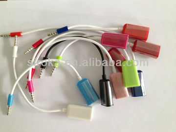 3.5mm Stereo Earphone Splitter Adapter headphone splitter for iPhone 5