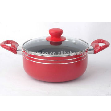 aluminum saucepot,saucepan,forged saucepot with glass lid