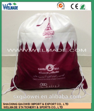 Qatar flag Drawstring bag / string bag/ shopping bag/ polyester bag/ cheap bag