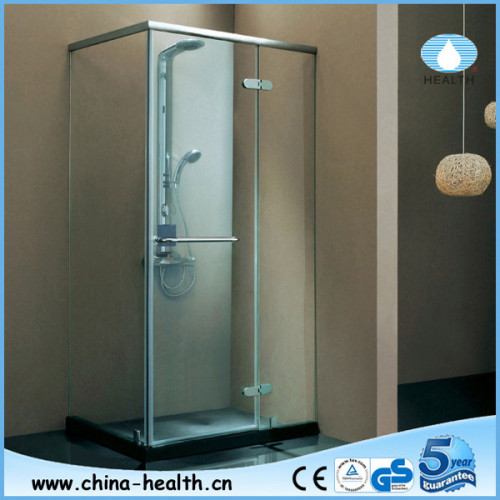 Shower door aluminum parts & brass hinge