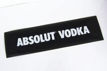 Absolut Vodka rubber bar mat with heat transfer printing ,