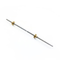 Brass lead screw diameter 6mm with double nut