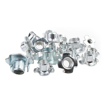 Galvanized four claw nail for building