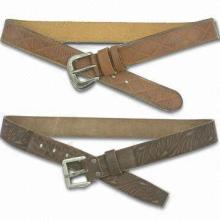Women's Leather Belts, Available in Brown