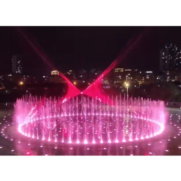 floating dry fountain with led lights