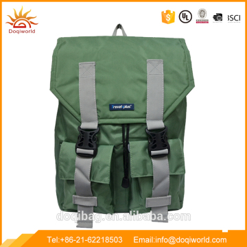 Green waterproof durable hiking backpack