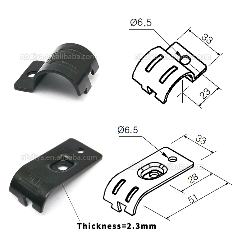 Electrophoresis black Connector and Joints for od28mm lean Tube