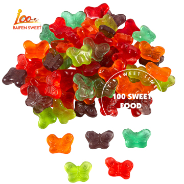 Hot Selling Mini Assorted Fruit Gummy Butterflies - Wholesale Bulk Candy from Gummy Factory