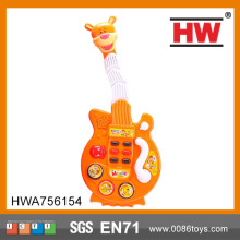 Tiger Shape Orange Toy Electric Children Guitar