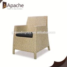 100% factory directly blue cushion patio miami rattan furniture