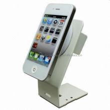 Oval-shaped wire metal mobile display holder with 3M tape