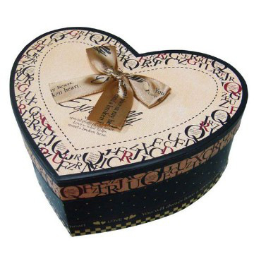 Top sale heart shaped paper box for chocolate