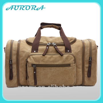 Alibaba China Canvas Weekend Luggage Bag Canvas sports duffel bag