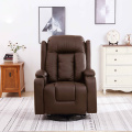 American Style Single Leather Manual Recliner Sofa