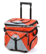 600d polyester trolley cooler bag 2014 Yiwu professional manufacture