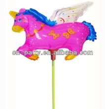 Small Balloons with cup and stick,unicorn mini stick balloon-Q420