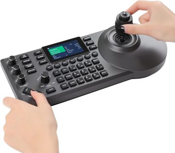4D PTZ Joystick Controller with Multiple Protocols for Real-Time PVW PTZ Camera Control