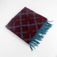 New Design Beautiful Pattern Jacquard Wool Shawl Winter Ladies Warm Shawl