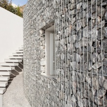 Stone Retaining Wall Construction Wall Gabion Mesh Baske