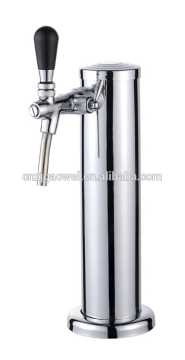 3 inch stainless steel single draft beer tower( beer font) with Europe beer faucet (tap)