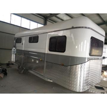 Two Horse Angle Load Horse Camper Trailer