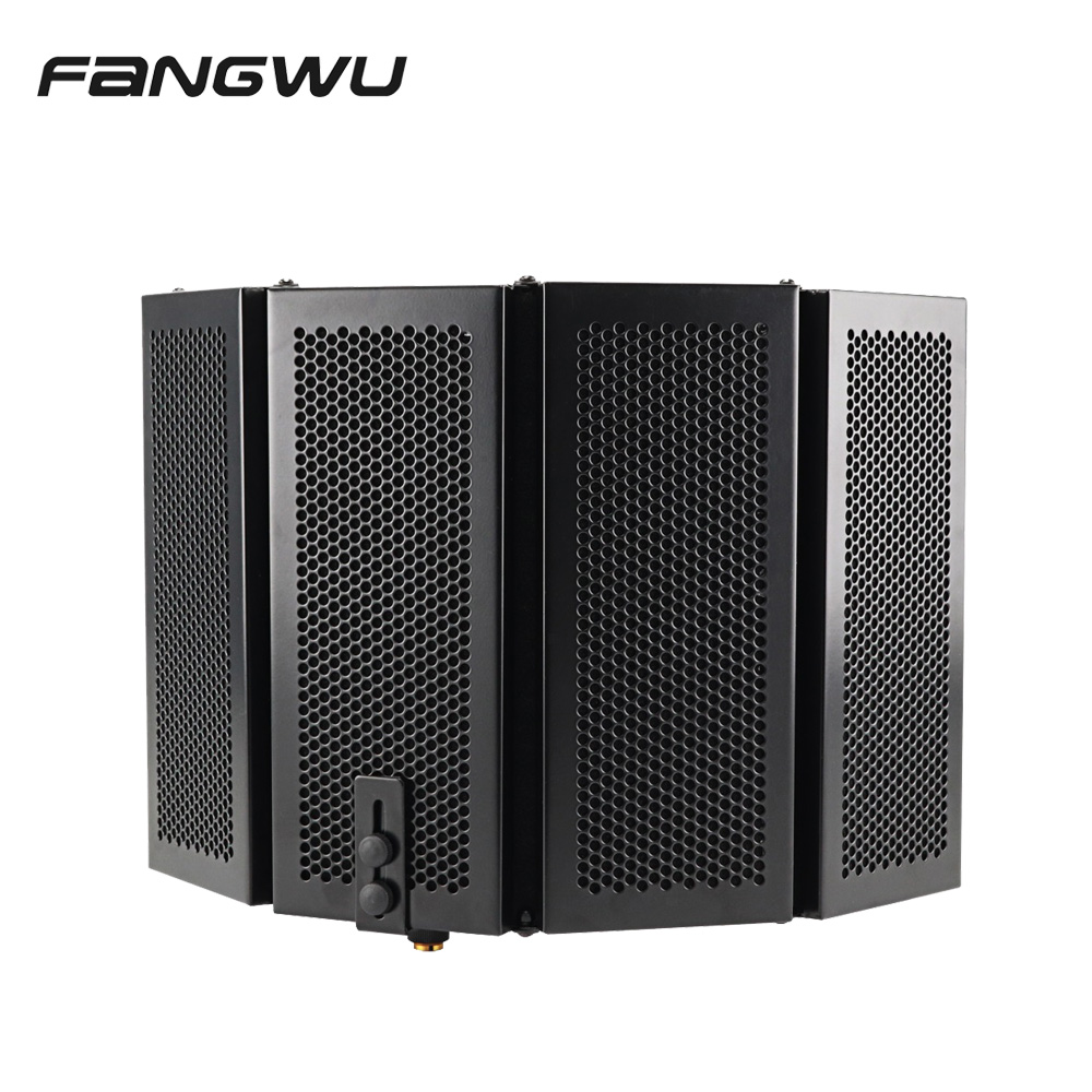 5 Doors Metal Large Size Acoustic Isolation Microphone Shield For Recording