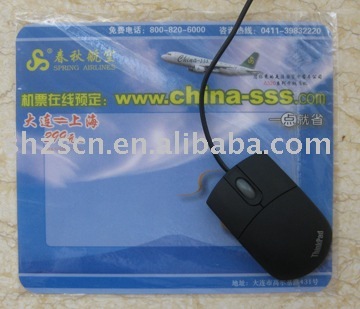 PVC Mouse Mat/standard mouse pad/customized mouse mat/promotional mouse pad