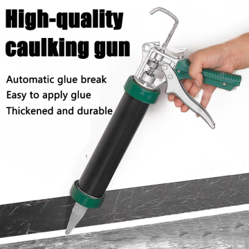 Green and black glue gun