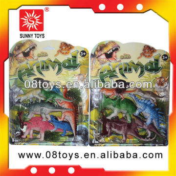 Kids playing pvc dinosaur plastic toy pvc dinosaur