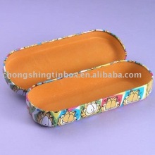 Metal glasses case, tin can for glasses packing