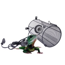 Reptile Light Cage: Electrical Heater Lamp Guard, Metal Bulb Protector, Mesh Cover