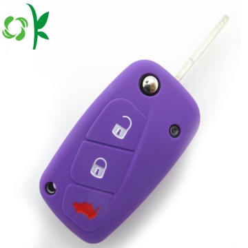 Fahion silikon Fiat 3 Button Flip Key Cover / Shell