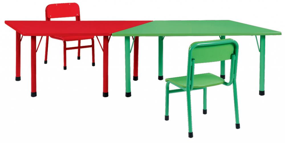 School Adjustable kid's desks and chairs