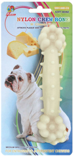 Percell 6" Nylon Dog Chew Bone cheese Scent