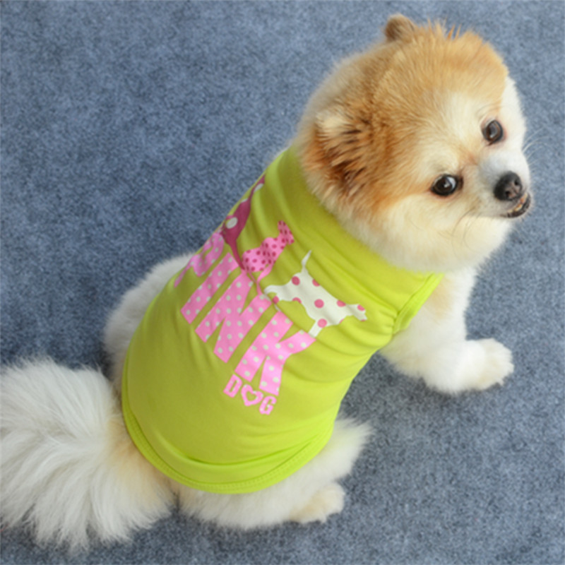 Pet Clothing Summer Breathable for Dogs Cool Polyester Vest Dog Clothes Vest Wholesale