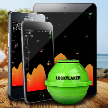 Lucky Sonar Fish Finder: High Definition Mobile Phone Sonar for Fishing Gear Wholesale