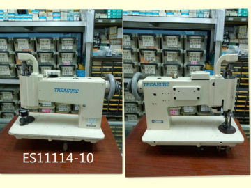 90% NEW TREASURE BRAND ES1114-10 SINGLE NEEDLE HANDLE OPERATION EMBROIDRY MACHINE