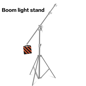 Durable 4M Stainless Steel Boom Arm Photography Light Stand/Tripod - Photo Studio Accessories
