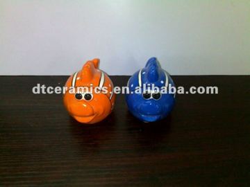 new ceramic fish for salt&pepper shaker