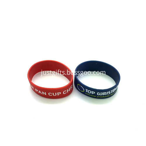 Promotional 12 Inch Printed Silicone Wristbands3