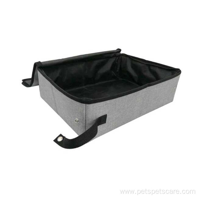 stocked collapsible waterproof travel cat litter box