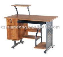 Wood board matel frame Computer table